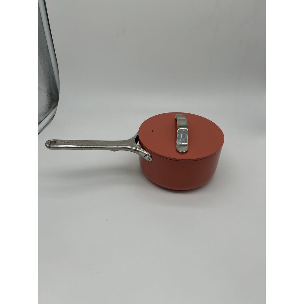 Caraway Sauce Pan Pot w/ Lid 1.75qt? Ceramic Nonstick Cookware Perracotta